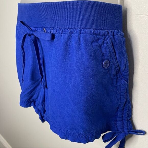 Candies Juniors Elastic Waist Linen Blend Shorts, Size 11 - Picture 3 of 14